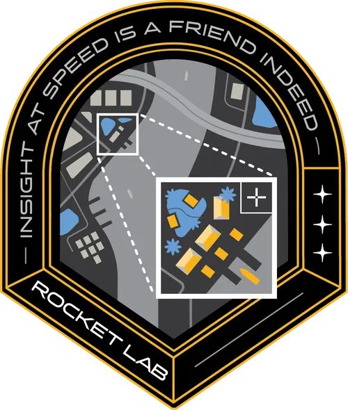 Insight At Speed Is A Friend Indeed mission patch