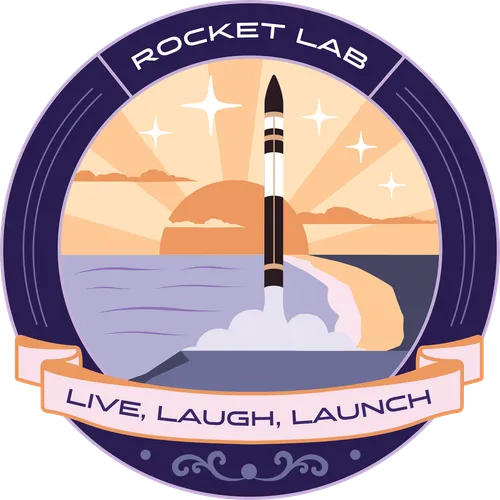 Live, Laugh, Launch mission patch